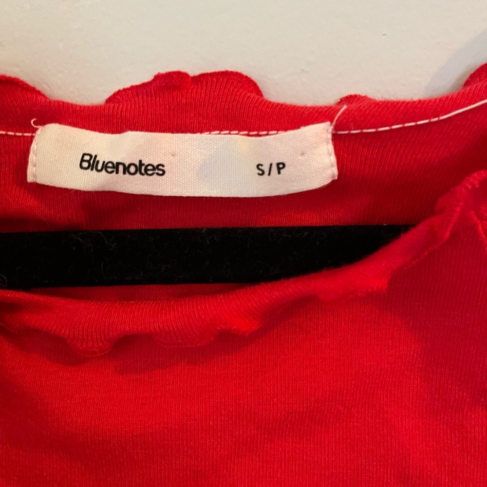 Blue notes cropped tee - Picture 2 of 2